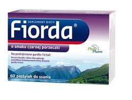 Fiorda, suplement diety, smak porzeczkowy, 60 pastylek do ssania Phytopharm