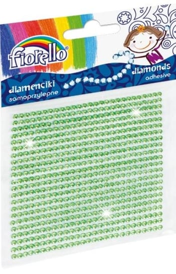 Fiorello, diamenciki samoprzylepne, zielone Fiorello