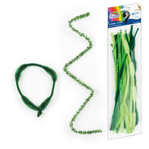 Fiorello, Druciki Kreatywne Zielone 30cm Gr-Ch018, 20 szt. Fiorello