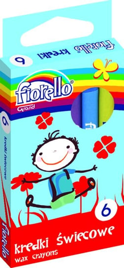 Fiorello, kredki świecowe, 6 kolorów Fiorello