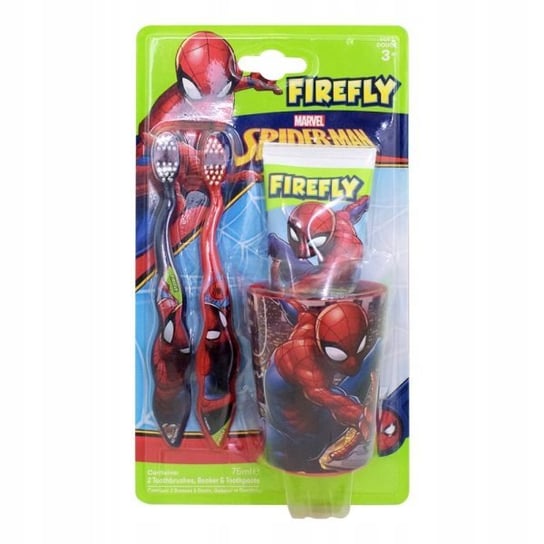 Firefly Marvel Spiderman, Zestaw Dentystyczny Dla Dzieci, 4 szt. firefly