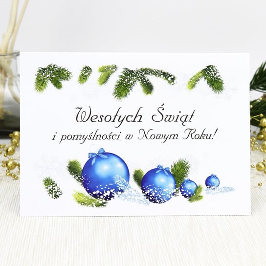 Firmowe kartki świąteczne bożonarodzeniowe GOTOWE z kopertą SZYBKA WYSYŁKA Inna marka