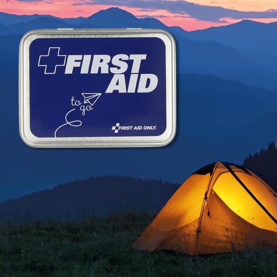 FIRST AID ONLY Apteczka To Go, 22-elementowa, metalowa First Aid Only