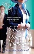 First Comes Marriage Balogh Mary