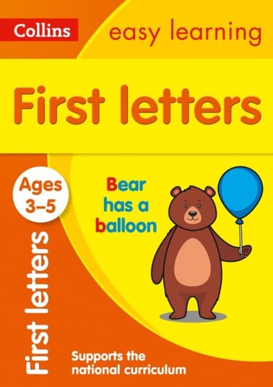 First Letters Ages 3-5. Ideal for Home Learning Collins Easy Learning