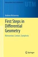 First Steps in Differential Geometry Mcinerney Andrew