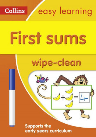 First Sums Age 3-5 Wipe Clean Activity Book Opracowanie zbiorowe