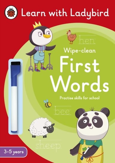 First Words. A Learn with Ladybird Wipe-Clean Activity Book 3-5 years. Ideal for home learning (EYFS Opracowanie zbiorowe