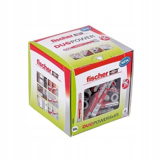 Fischer DuoPower 8x65 mm kołek rozporowy 50szt. FISCHER