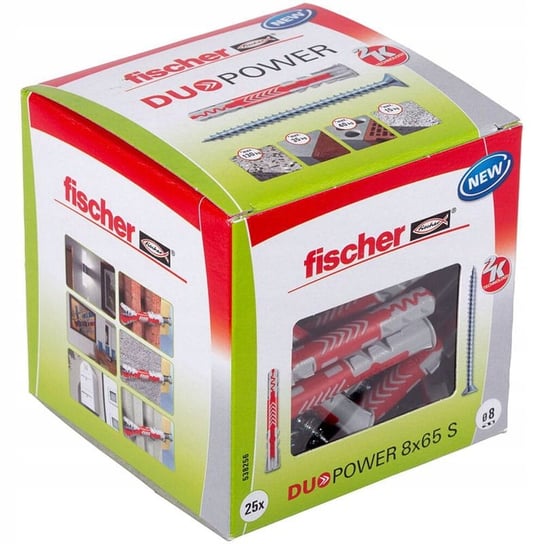 Fischer DuoPower 8x65mm S kołek z wkrętem 25 szt. Inna marka