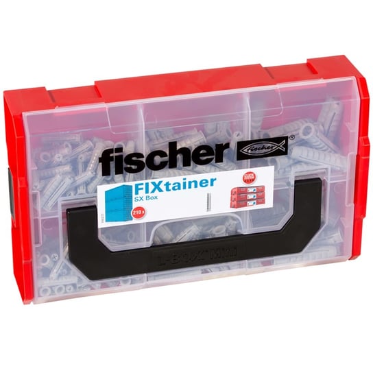 Fischer Zestaw kołków ściennych SX FIXtainer, 210 szt. FISCHER