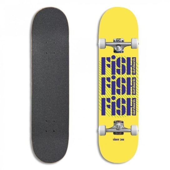 Fish Skateboards, Deskorolka, Retro Yellow 8.0" Fish skateboards
