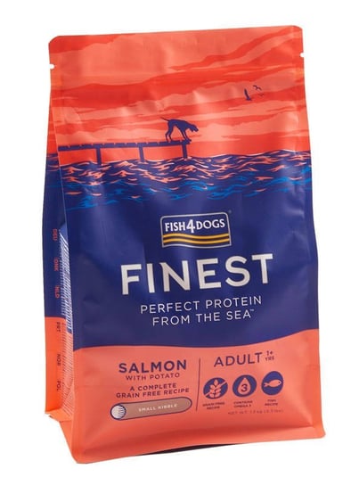 Fish4Dogs Finest Salmon Complete sucha karma dla psów ras dużych 1,5kg FISH4DOGS