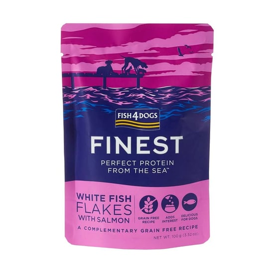 Fish4Dogs Mokra Finest Flakes Salmon 100G FISH4DOGS