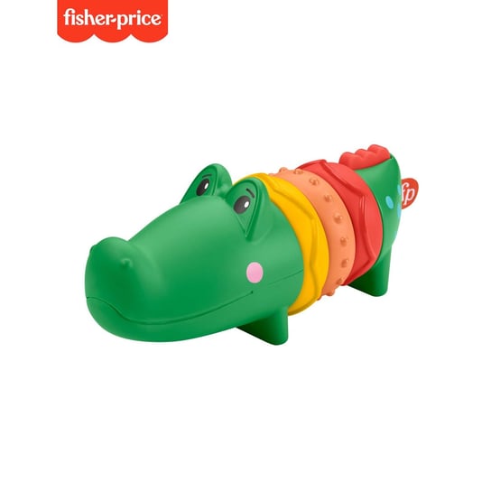 Fisher-Price Klikający krokodyl Zabawka aktywizująca dla niemowląt Fisher Price