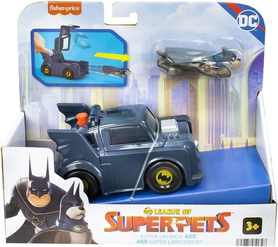 Fisher Price League Super Pets Ace Batmobil HGL19 Mattel
