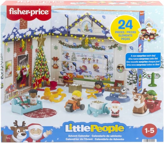 Fisher-Price, little people, kalendarz adwentowy, zestaw świąteczny Fisher Price