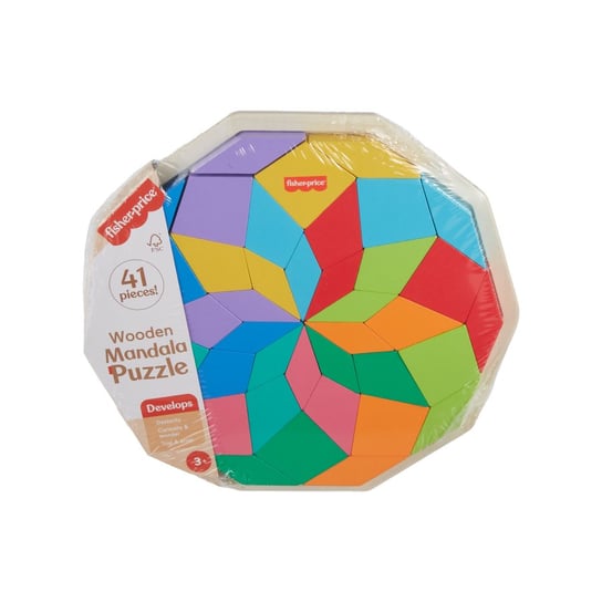 Fisher-Price Mandala – Drewniana Układanka Drewniana Zabawka Dla Dzieci Mattel