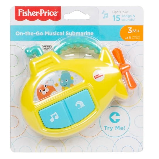 Fisher-Price, zabawka edukacyjna Muzyczna łódź podwodna, GFX89/FXC02 Fisher Price