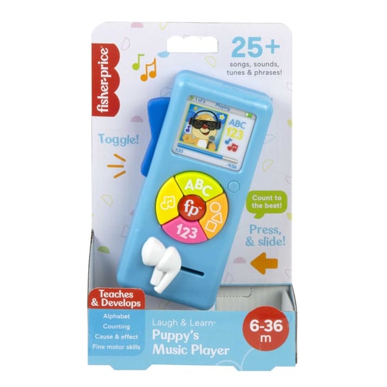 Fisher-Price, zabawka edukacyjna, Odtwarzacz Muzyczny 123, HRC30 Fisher Price