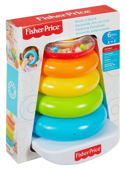 Fisher Price, zabawka edukacyjna Piramidka z kółek Fisher Price