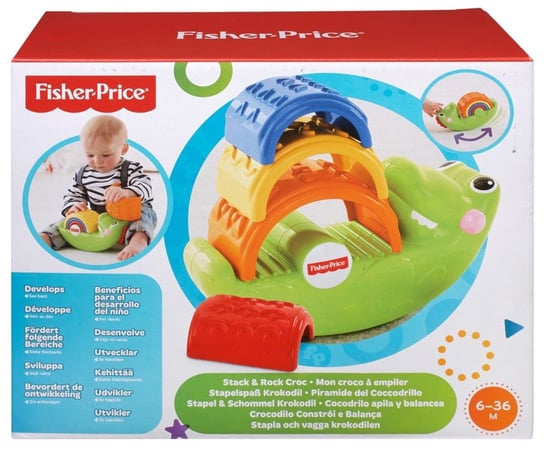 Fisher Price, zabawka edukacyjna Rozkołysany krokodyl Fisher Price