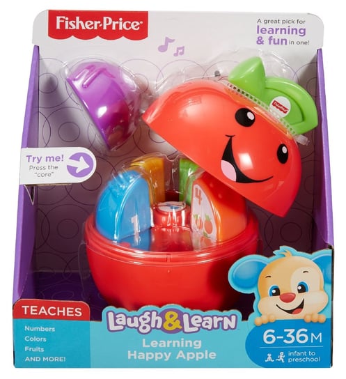 Fisher Price, zabawka interaktywna Uczące jabłuszko Fisher Price