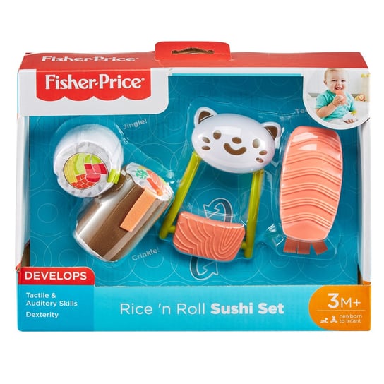 Fisher Price, zabawka sensoryczna zestaw sushi Fisher Price