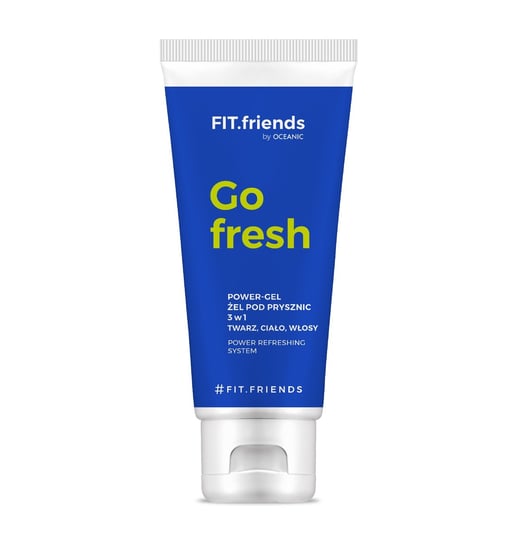 FIT.friends, Go Fresh, żel pod prysznic 3w1, 200 ml FIT.friends