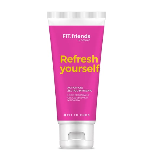 FIT.friends, Refresh Yourself, żel pod prysznic Action, 200 ml FIT.friends