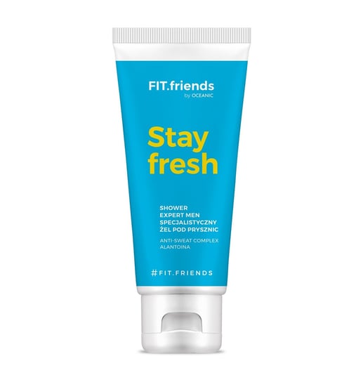 FIT.friends, Stay Fresh, specjalistyczny żel pod prysznic Expert Men, 200 ml FIT.friends