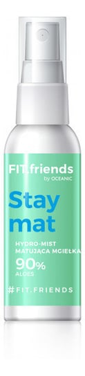 FIT.friends, Stay Mat, mgiełka matująca 90% aloes, 50 ml FIT.friends