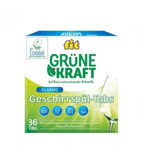 Fit GrüneKraft tabletki do zmywarki 36 Kraft