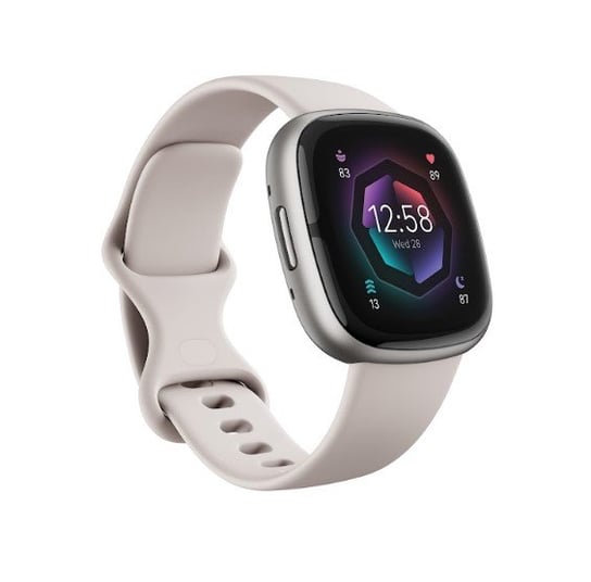 Fitbit, Smartwatch, Sense 2, Lunar White/Platinum Fitbit