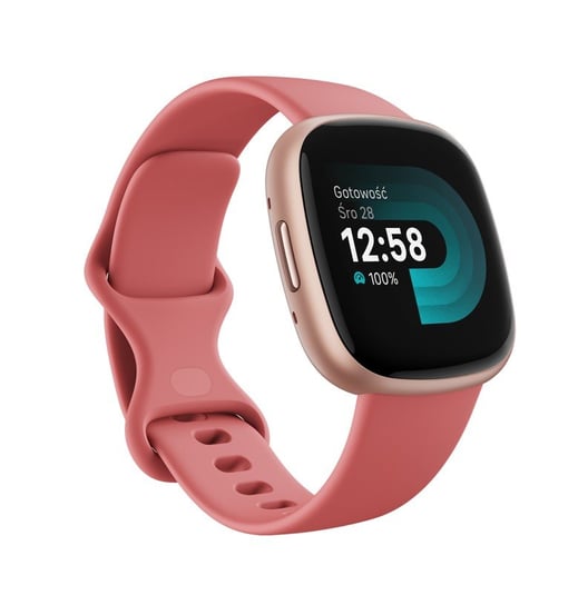 Fitbit, Smartwatch, Versa 4, Pink Sand / Copper Rose Fitbit