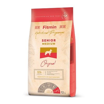 Fitmin dog medium senior - 12 kg FITMIN