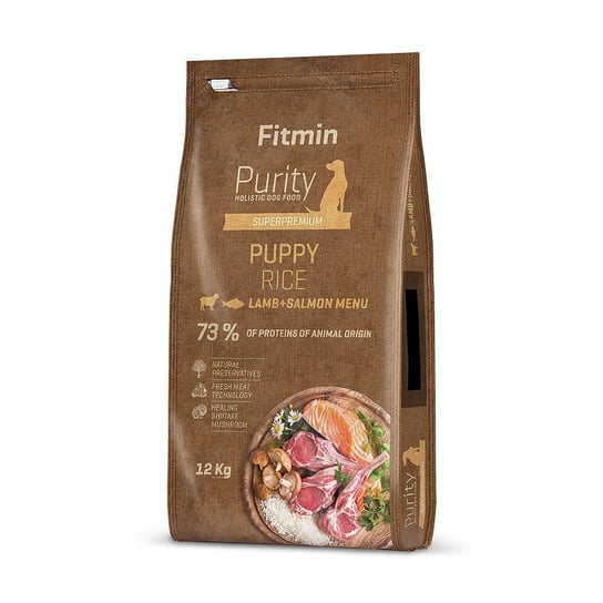 Fitmin dog Purity Rice Puppy Lamb Salmon 12kg FITMIN