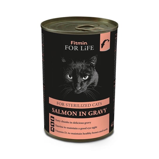 Fitmin For Life Cat Sterilzed Salmon 415G FITMIN