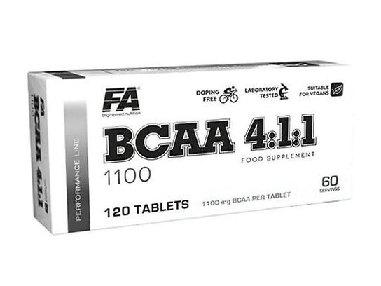 Fitness Authority, BCAA 4:1:1 1100, 120 tabletek Fitness Authority