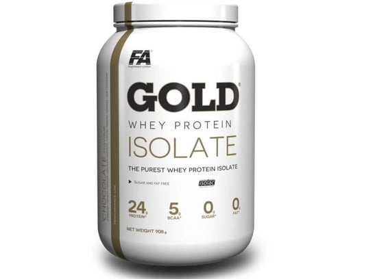 Fitness Authority, Odżywka białkowa, Gold Whey Protein Isolate, 908 g, czekolada Fitness Authority