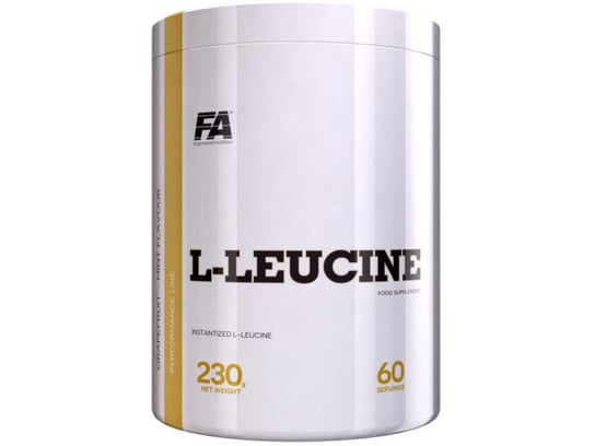 Fitness Authority, Suplement aminokwasowy, L-leucine, 230 g, grejpfrutowo-miętowy Fitness Authority