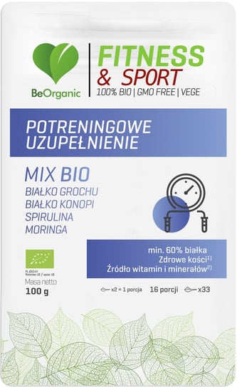 Fitness & Sport Potreningowe uzupełnienie MIX BIO 100g Aliness