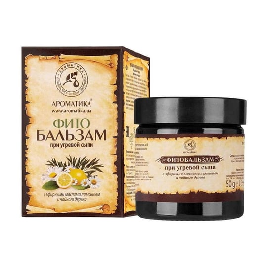 Fito-balsam kosmetyczny - przeciwtrądzikowy - z olejkami eterycznymi - 50g AROMATIKA