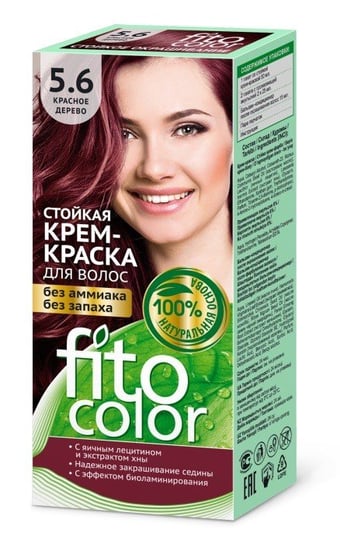 Fitocosmetics, Fitocolor, farba-krem do włosów 5.6 Drzewo Czerwone Fitocosmetics