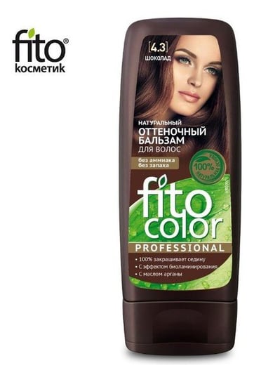 Fitokosmetik Fito Color Naturalny balsam KOLORYZUJĄCY do włosów 4,3 CZEKOLADA 140ml Fitokosmetik