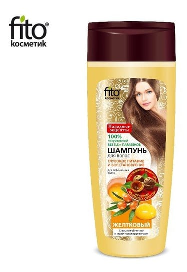 Fitokosmetik, szampon do włosów farbowanych z olejkiem rokitnikowym i proteinami mleka, 270 ml Fitokosmetik
