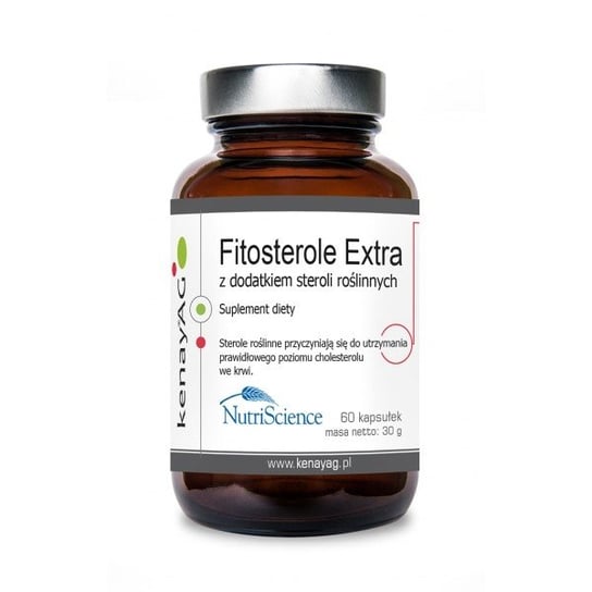 Fitosterole EXTRA z dodatkiem steroli roślinnych (60 kapsułek) KenayAG- suplement diety Kenay