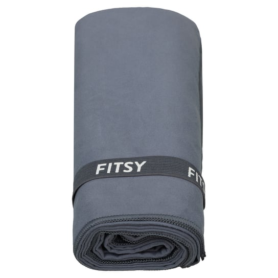 Fitsy, Ręcznik Z Mikrofibry, Szary, 200 x 90 cm FITSY