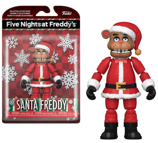 five nights at freddy's figurka santa freddy funko pop! fnaf ruchoma Inna marka