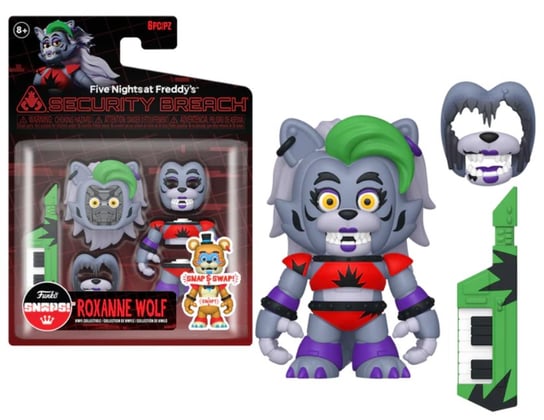 five nights at freddy's freddy fnaf glamrock roxanna  snap funko pop! Funko